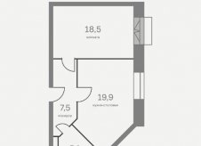 2-к квартира, 51 м², 4/9 эт.