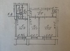 2-к квартира, 57 м², 1/9 эт.