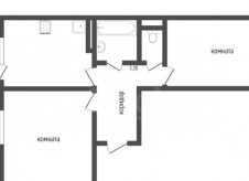 2-к квартира, 48.7 м², 5/5 эт.