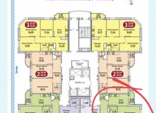 2-к квартира, 66.5 м², 18/23 эт.