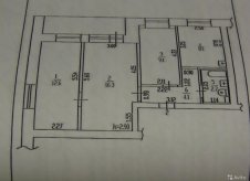 3-к квартира, 58 м², 1/2 эт.