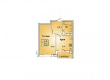 1-к квартира, 35 м², 1/18 эт.