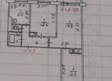 3-к квартира, 60.1 м², 5/9 эт.