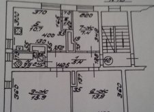 3-к квартира, 58.3 м², 3/3 эт.