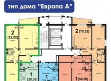 2-к квартира, 82.3 м², 19/19 эт.