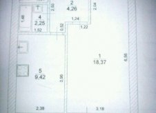 1-к квартира, 40 м², 12/12 эт.