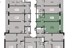 2-к квартира, 58 м², 12/17 эт.