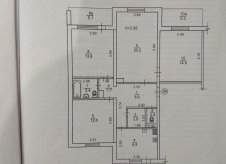 4-к квартира, 94 м², 1/5 эт.