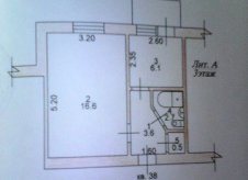 1-к квартира, 30 м², 3/5 эт.