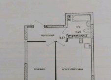 1-к квартира, 41 м², 6/17 эт.