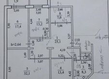 3-к квартира, 117.7 м², 14/14 эт.