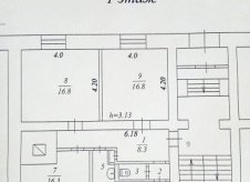 3-к квартира, 74 м², 1/4 эт.