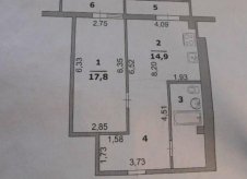 1-к квартира, 53 м², 6/10 эт.