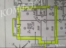 2-к квартира, 47.5 м², 9/9 эт.