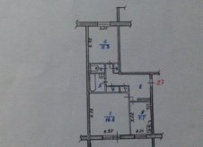 2-к квартира, 54 м², 3/4 эт.