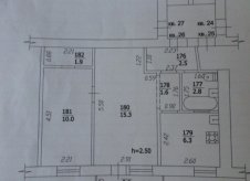 2-к квартира, 41 м², 3/4 эт.