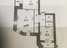 2-к квартира, 64.1 м², 2/10 эт.
