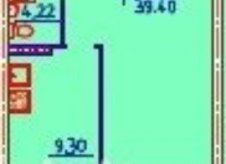Студия, 39.4 м², 3/3 эт.