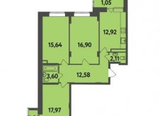 3-к квартира, 80 м², 7/9 эт.